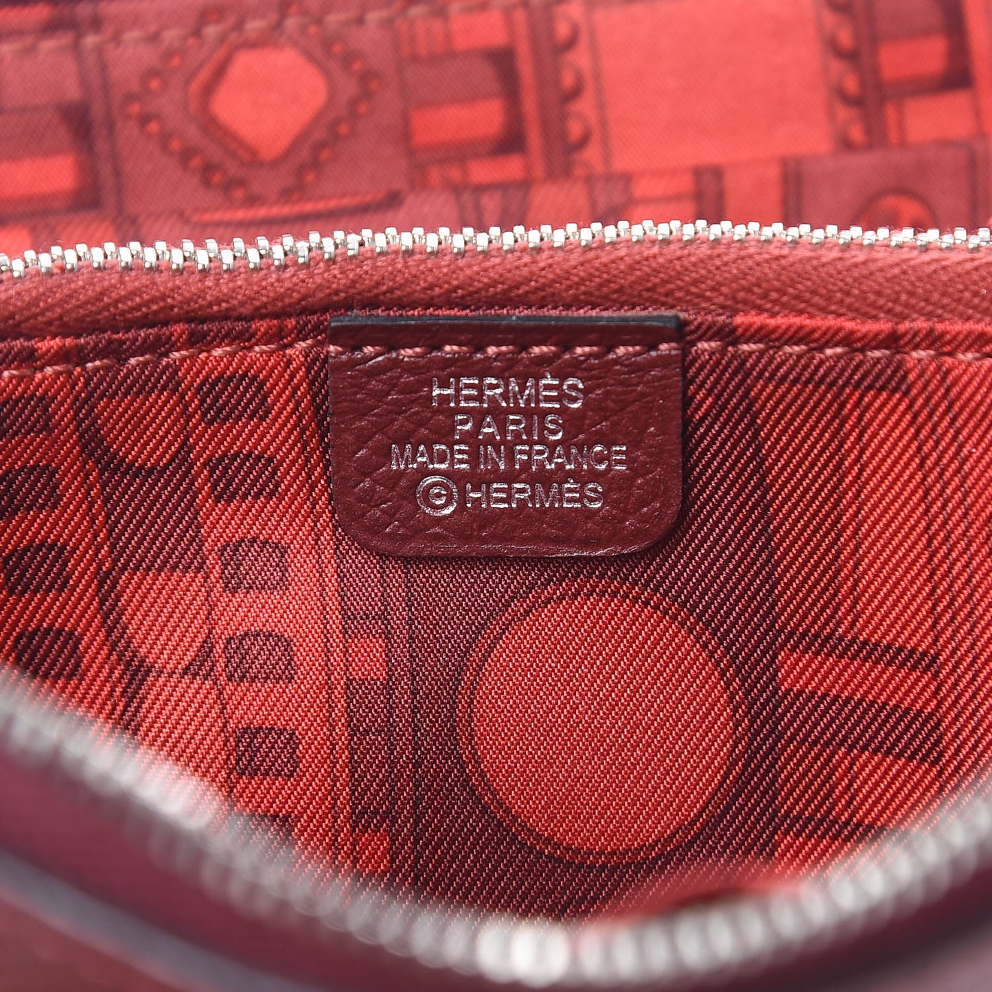 Epsom Silk'in Compact Wallet Rouge H