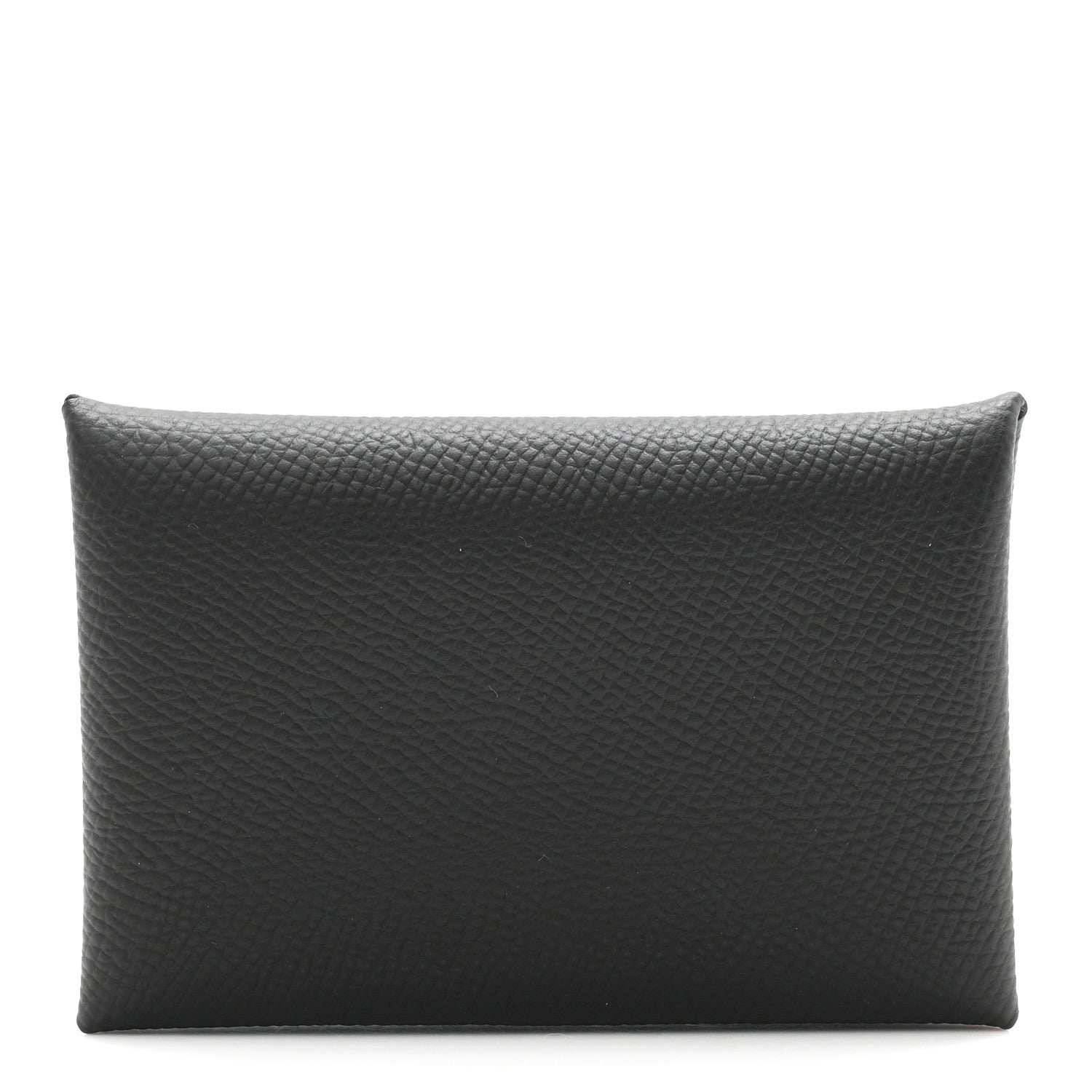 Hermes Epsom Calvi Card Case Black 1 of 8