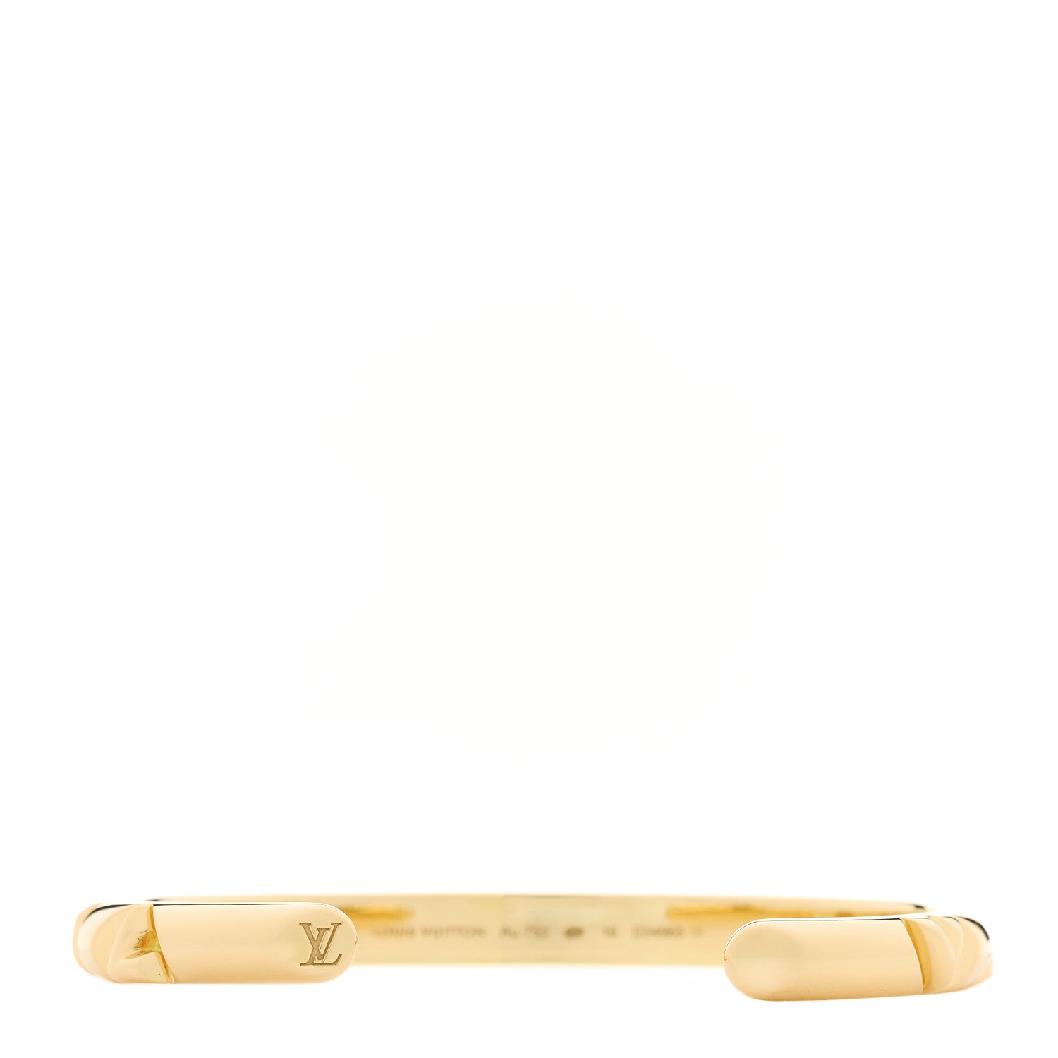 Louis Vuitton 18K Yellow Gold LV Volt Cuff Bracelet 2 of 4