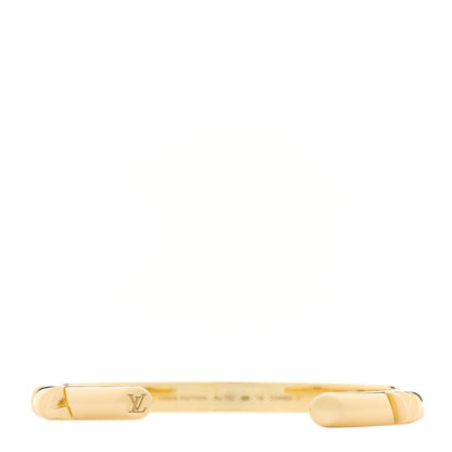 Louis Vuitton 18K Yellow Gold LV Volt Cuff Bracelet 2 of 4