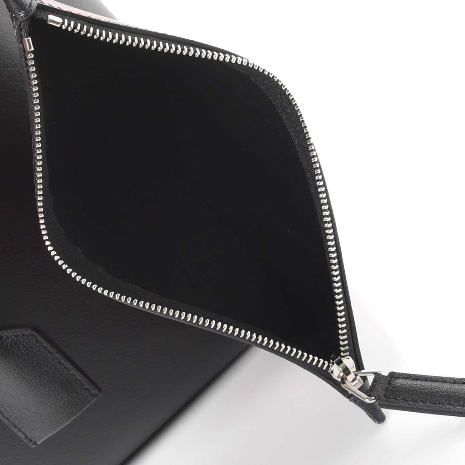 Saint Laurent Calfskin Large Leopard Spot Shopping Tote Black 7 of 9