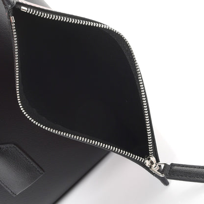 Saint Laurent Calfskin Large Leopard Spot Shopping Tote Black 7 of 9