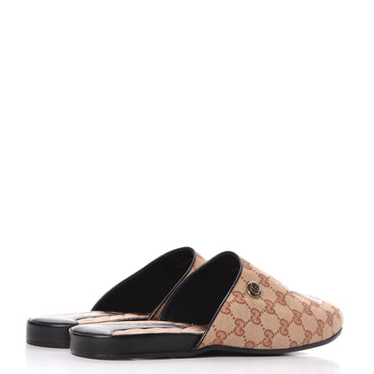 Gucci X MLB Monogram NY Yankees Embroidered Mens GG Slippers 10 Beige Ruggine 4 of 10