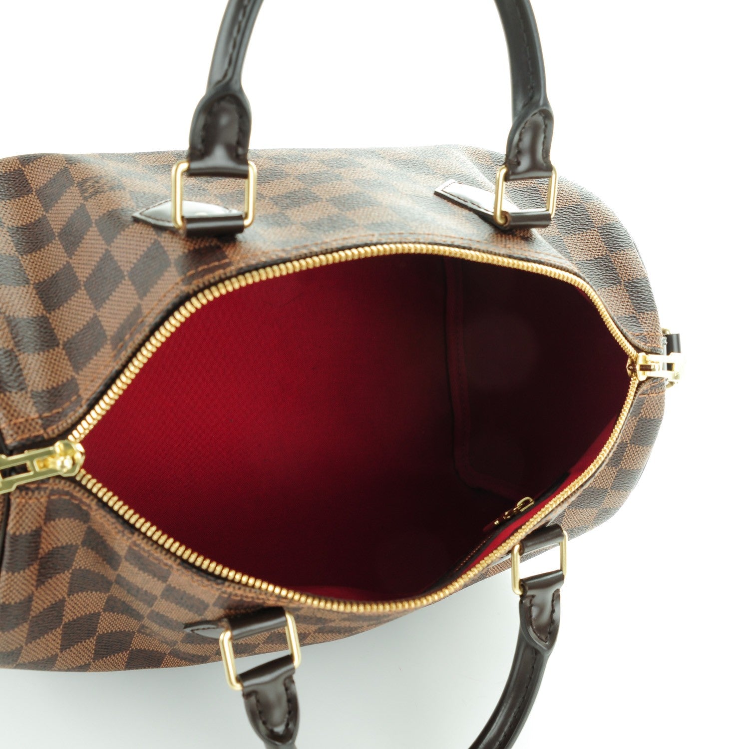 Louis Vuitton Damier Ebene Speedy Bandouliere 30 5 of 8