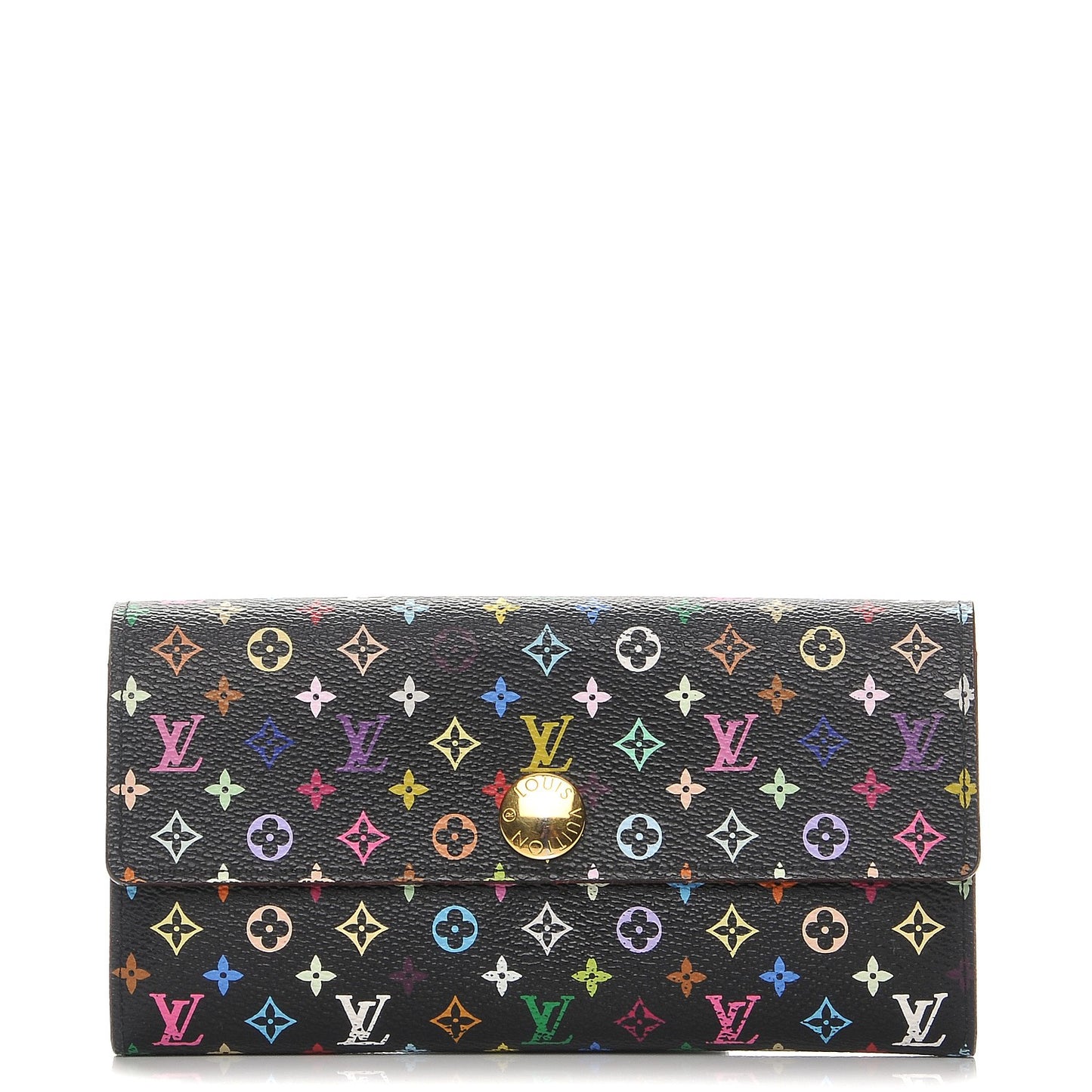 Monogram Multicolor Sarah Wallet Black Grenade