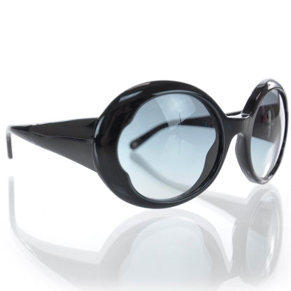 Chanel Acetate CC Logo Round Sunglasses 5154 Black 1 of 8