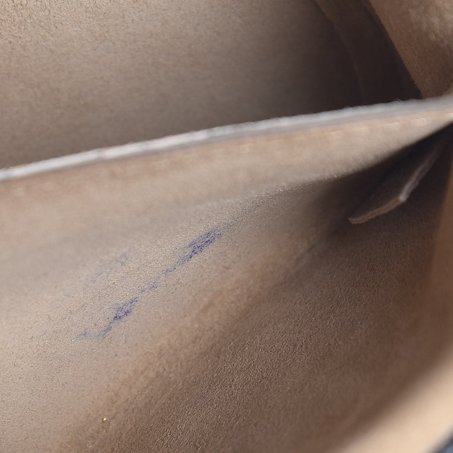 Grained Lambskin Mini Drew Shoulder Bag Motty Grey