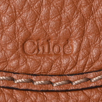Chloe Calfskin Mini Marcie Round Crossbody Bag Tan 8 of 11