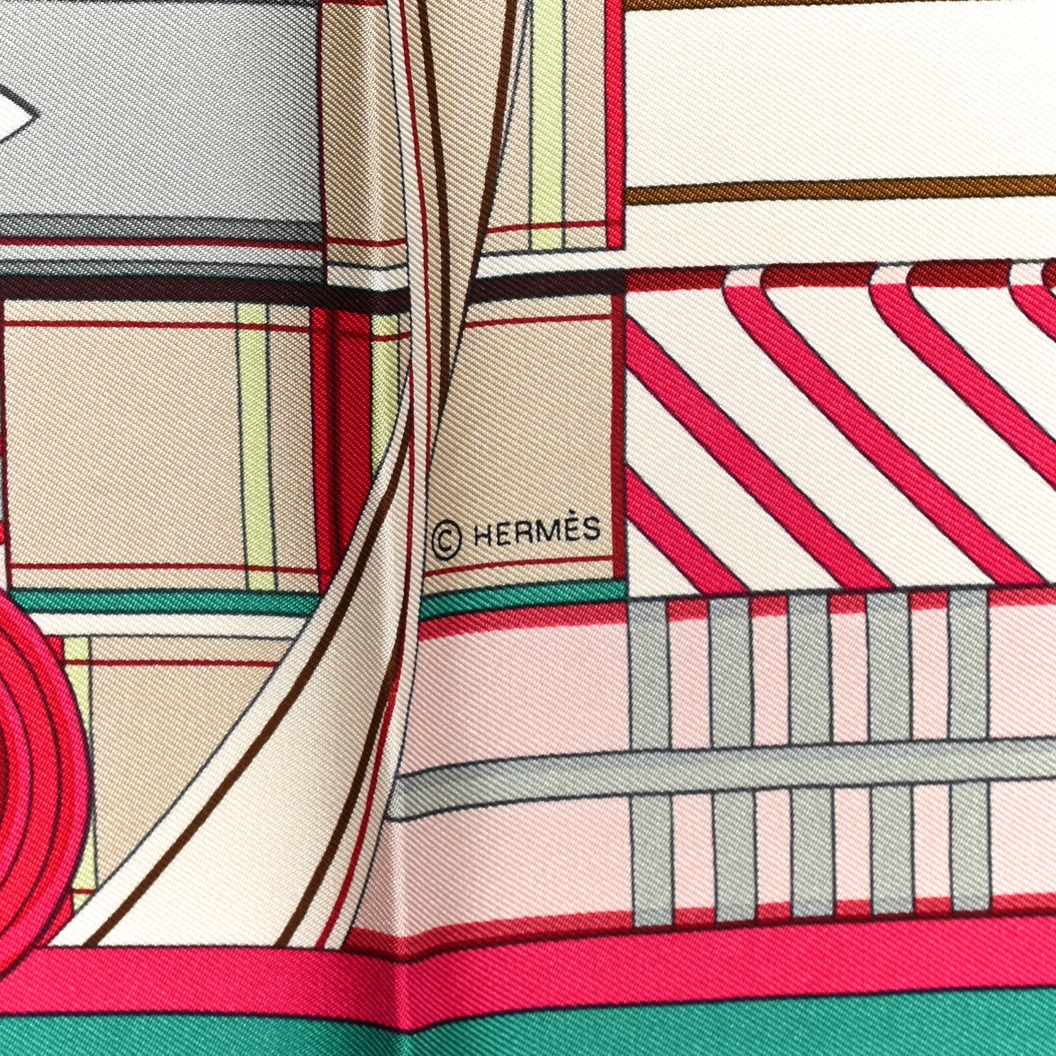 Hermes Silk Voltes Et Pirouettes Scarf 90 4 of 6