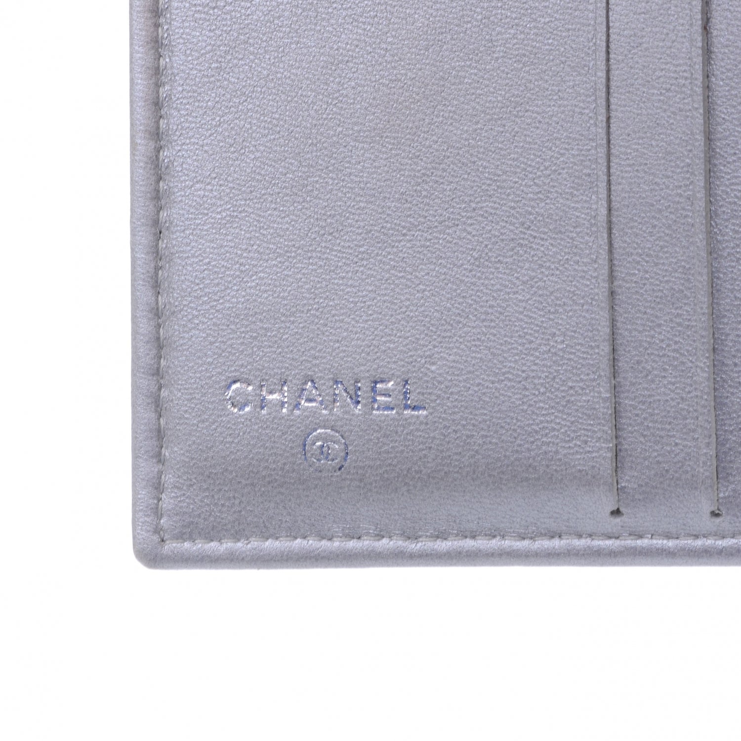 Chanel Lambskin CC Camelia Compact Wallet Black 6 of 7