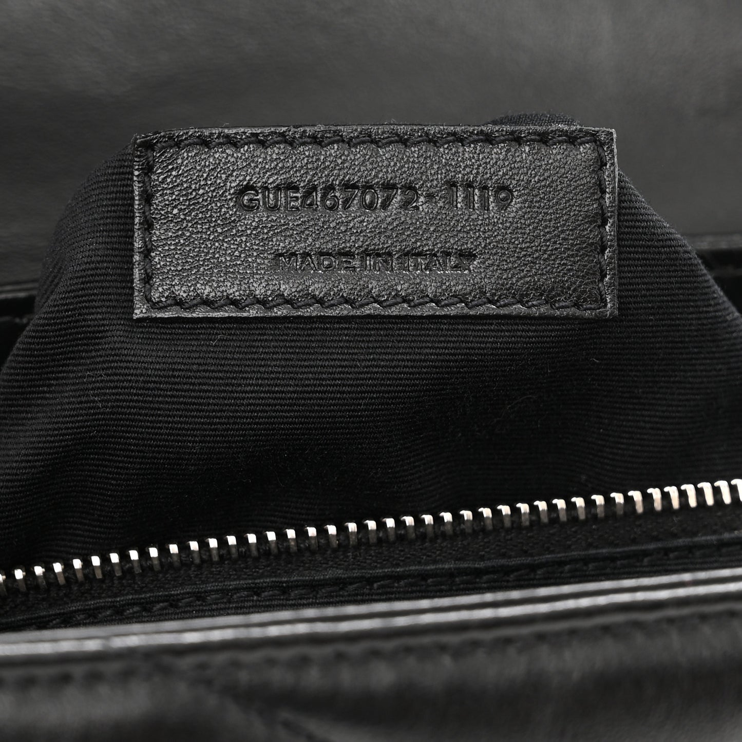 Calfskin Y Quilted Monogram Toy Loulou Crossbody Bag Black