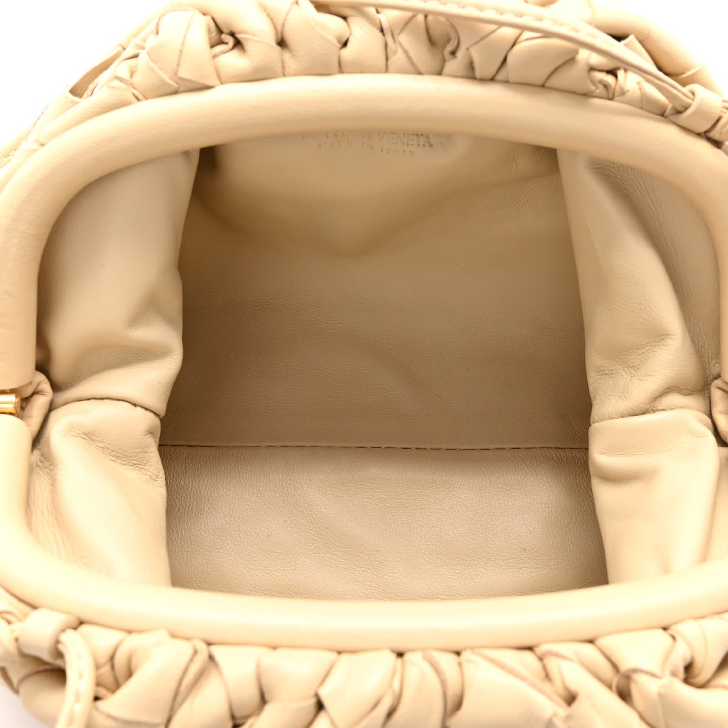 Bottega Veneta Nappa Intrecciato The Mini Pouch Porridge 4 of 8