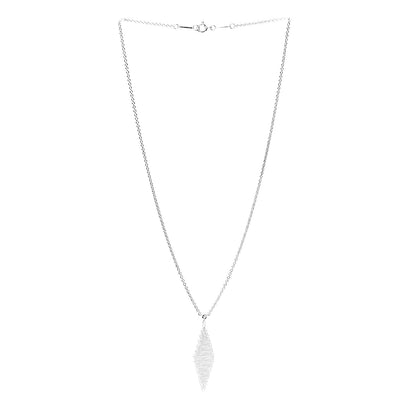 Tiffany Sterling Silver Diamond Mesh Pendant Necklace 2 of 5