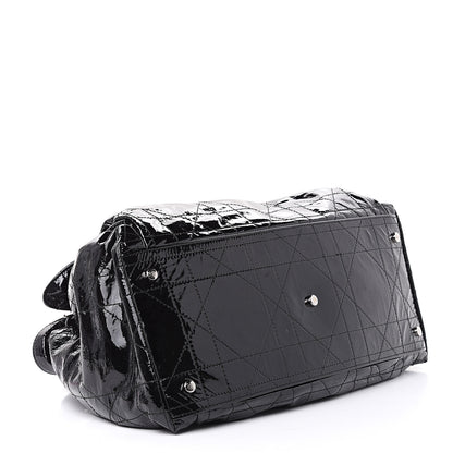 Christian Dior Patent Cannage Medium Le Trente Tote Black 4 of 13