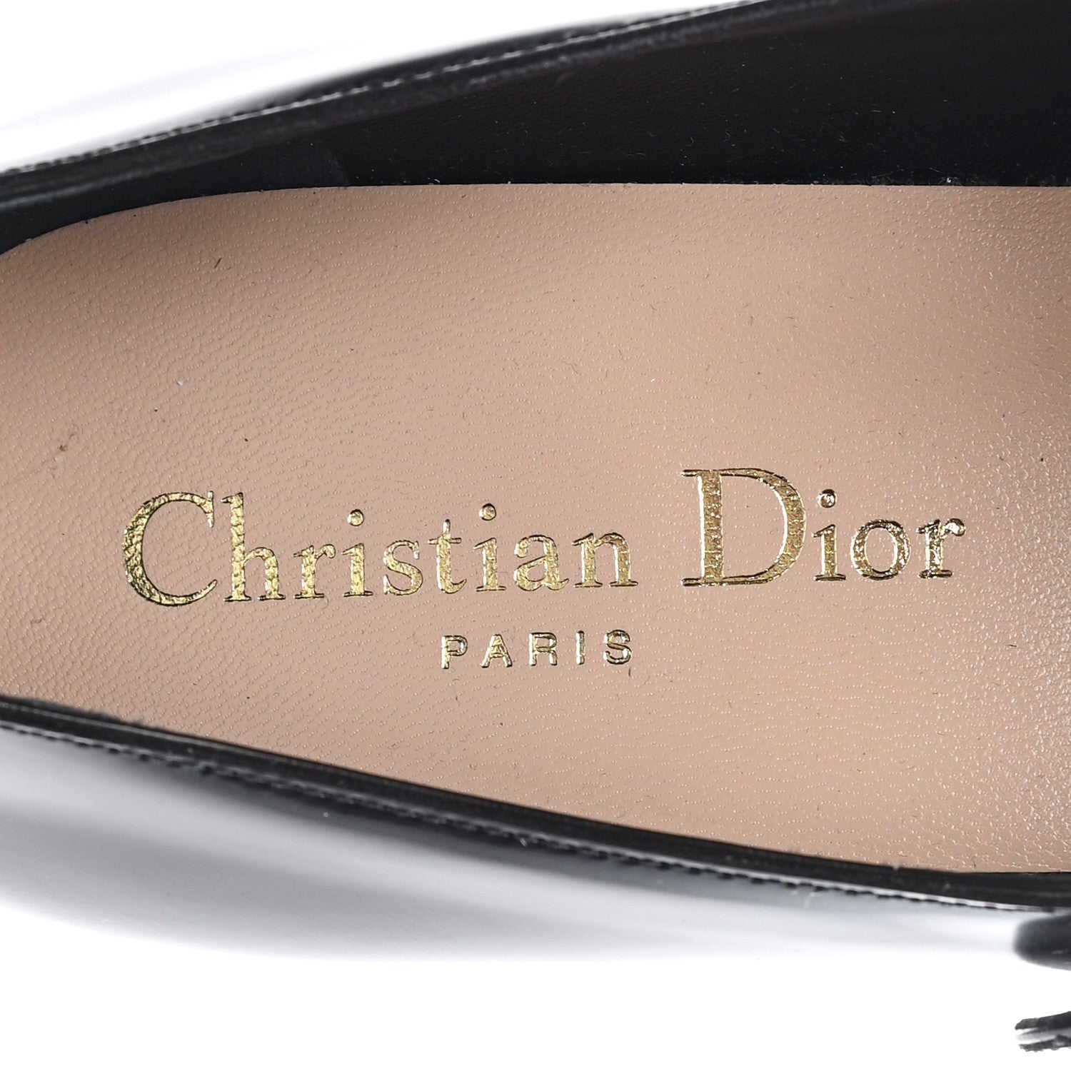 Christian Dior Brushed Calfskin Uniform 30mm Pumps 39 Black 8 of 9