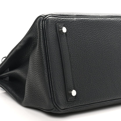 Hermes Taurillon Clemence Birkin 30 Black 9 of 10