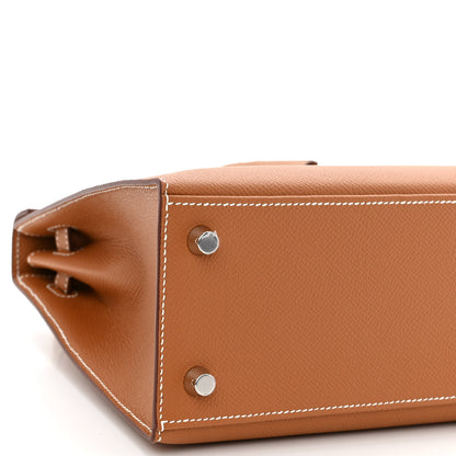 Hermes Epsom Kelly Sellier 25 Gold 9 of 10