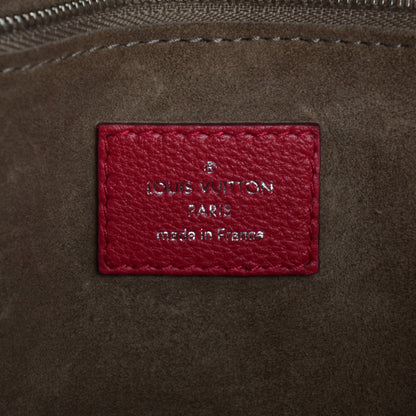 Louis Vuitton Veau Cachemire Soft Lockit MM Framboise 6 of 7