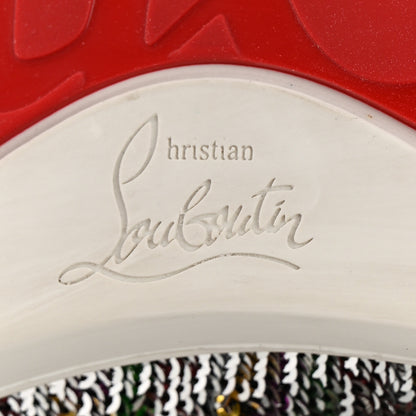 Christian Louboutin Metallic Sequin Womens Bip Bip Orlato Flat Sneakers 39.5 Multicolor 7 of 8