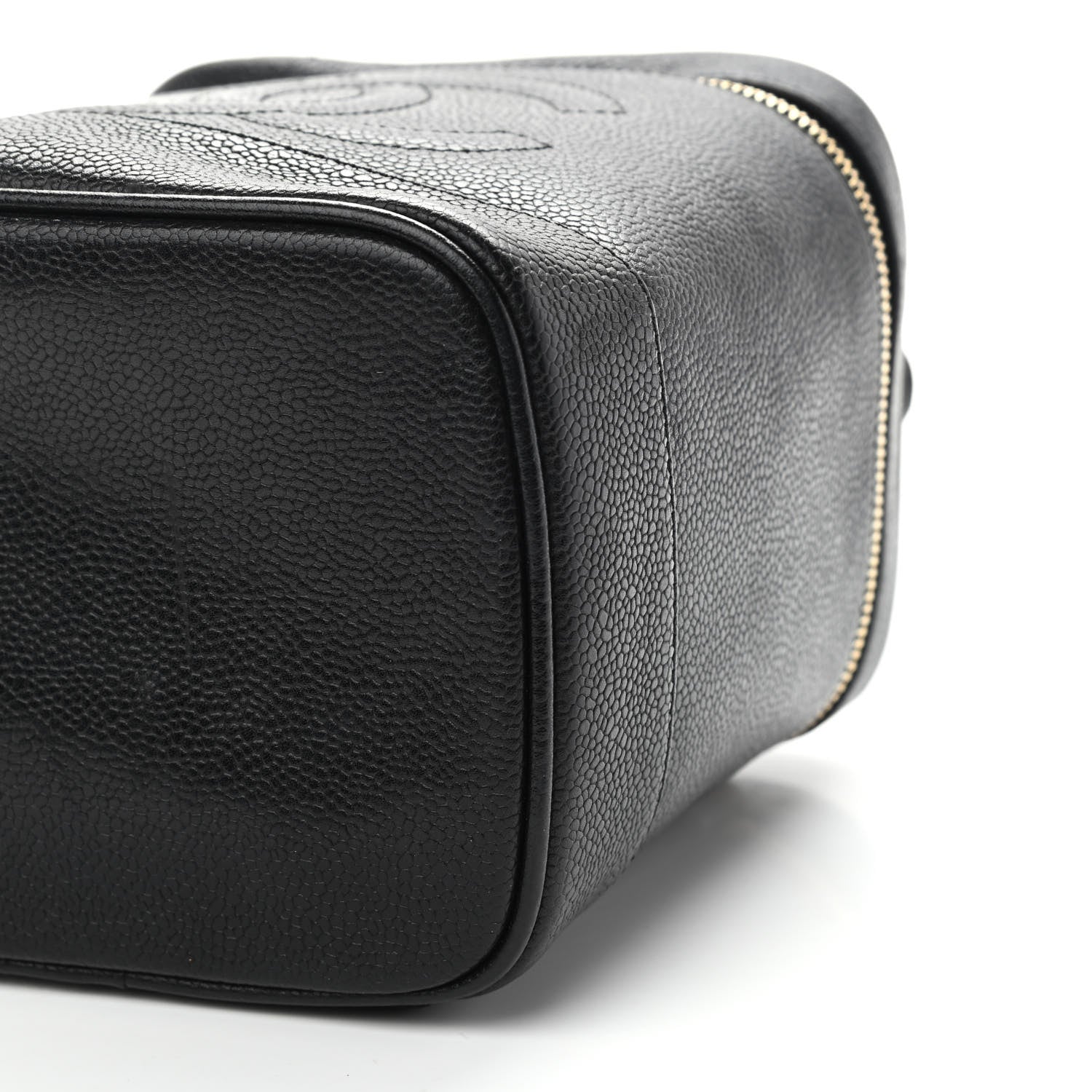 Chanel Caviar Vanity Cosmetic Case Black 6 of 10