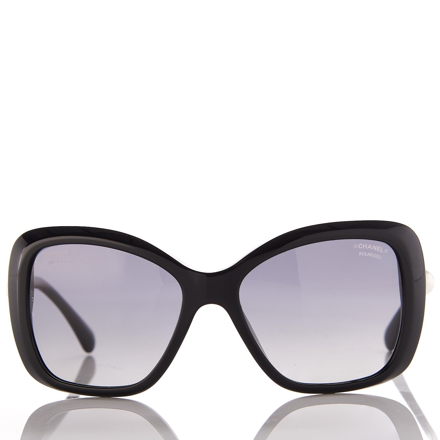 Chanel Pearl Polarized Sunglasses 5303-H Black 2 of 7