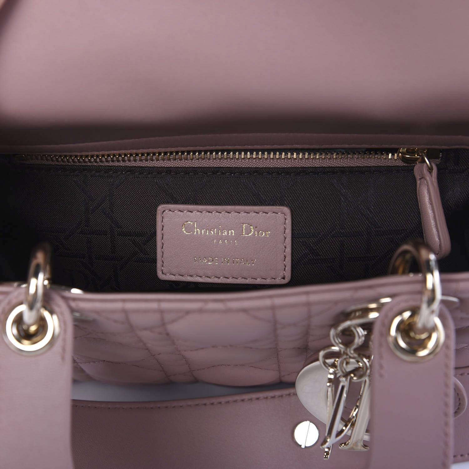 Christian Dior Lambskin Cannage Small My ABCDior Fard 5 of 8