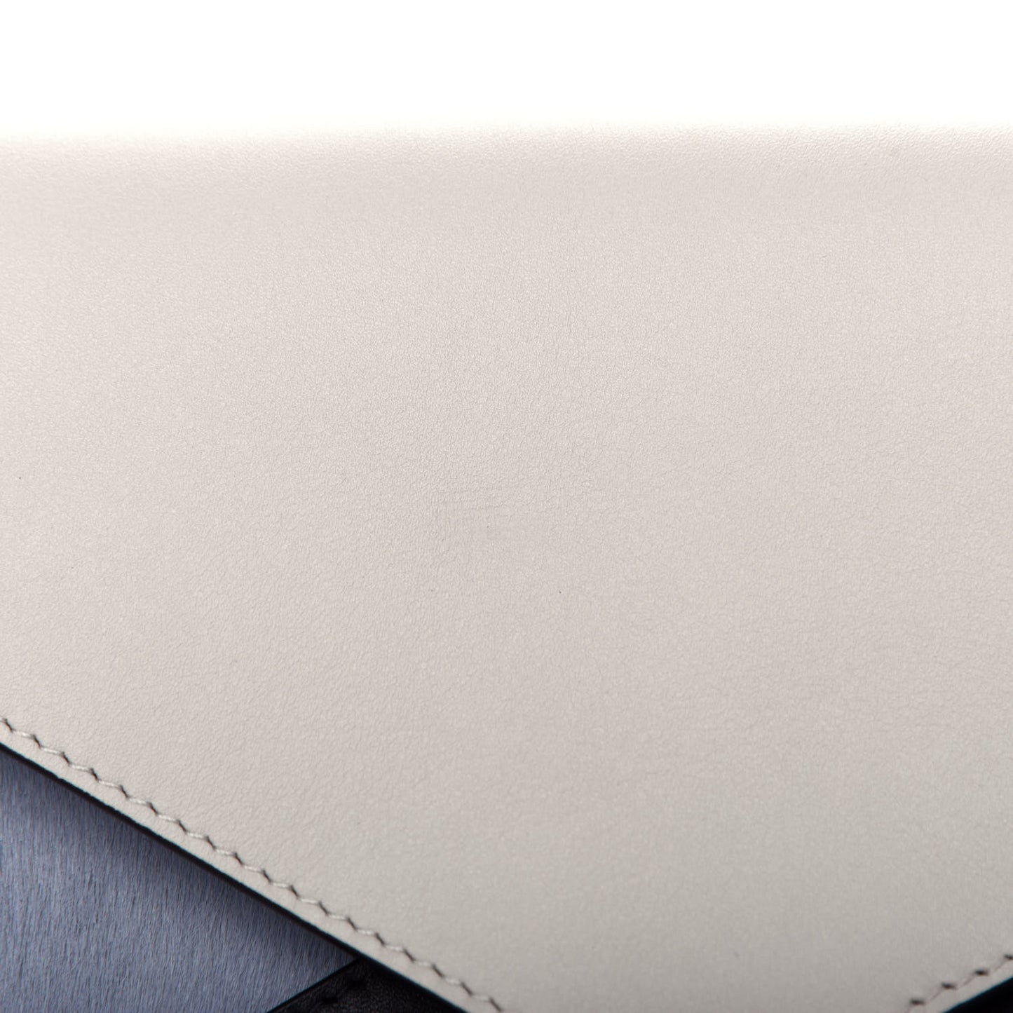 Pony Hair Calfskin Diamond Compact Multifunction Wallet White