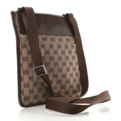 Gucci Monogram Messenger Crossbody Bag Dark Brown 2 of 9