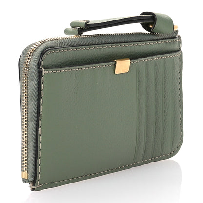 Chloe Grained Calfskin Medium Marcie Zip Card Holder Mint 3 of 8