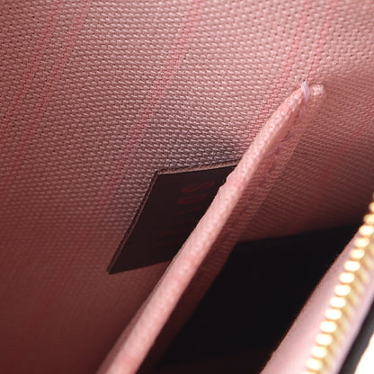 Louis Vuitton Damier Ebene Neverfull MM GM Pochette Rose Ballerine 9 of 9