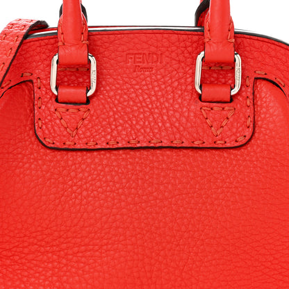 Fendi Cuoio Romano Selleria Mini Adele 1328 Bag Papavero 8 of 10