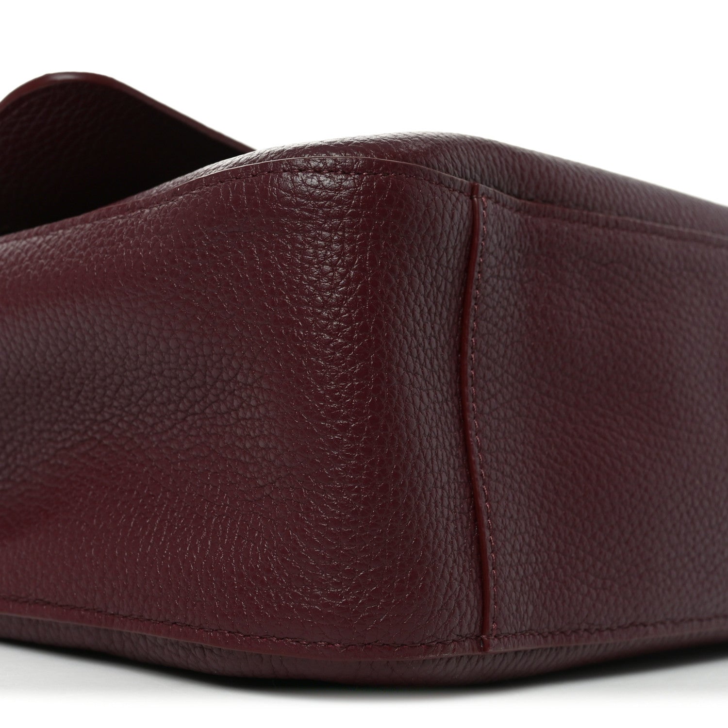 Chanel Grained Calfskin Small Souplissimo Maxi Flap Burgundy 9 of 10