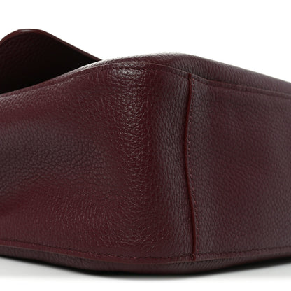 Chanel Grained Calfskin Small Souplissimo Maxi Flap Burgundy 9 of 10