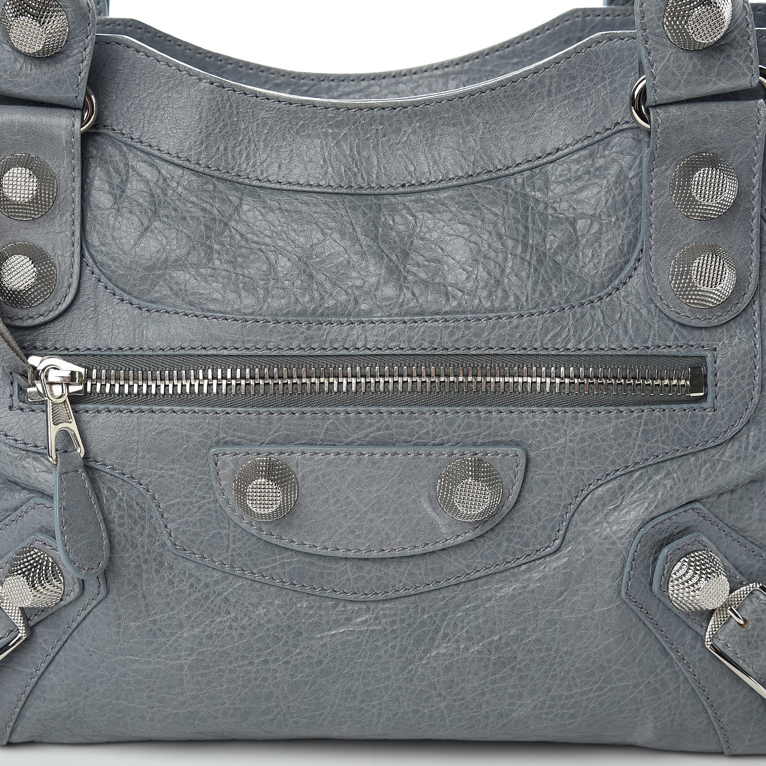 Balenciaga Agneau Giant 21 Silver Hardware City Ardoise 9 of 17