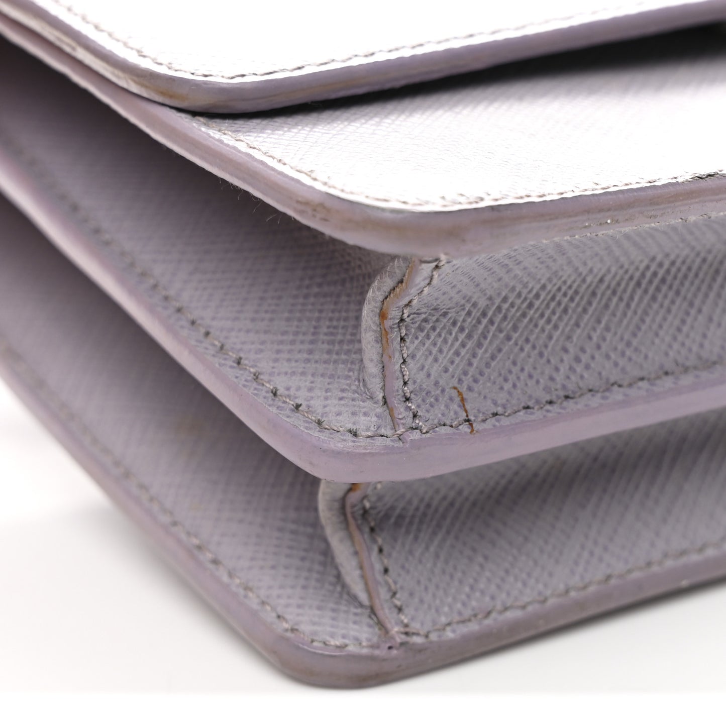 Saffiano Lux Crossbody Bag Glicine