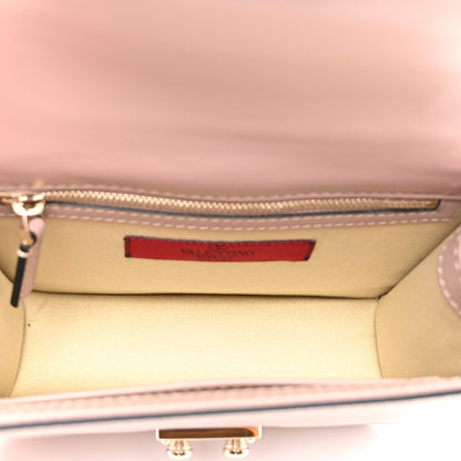Valentino Garavani Vitello Small Glam Lock Rockstud Flap Poudre 5 of 10