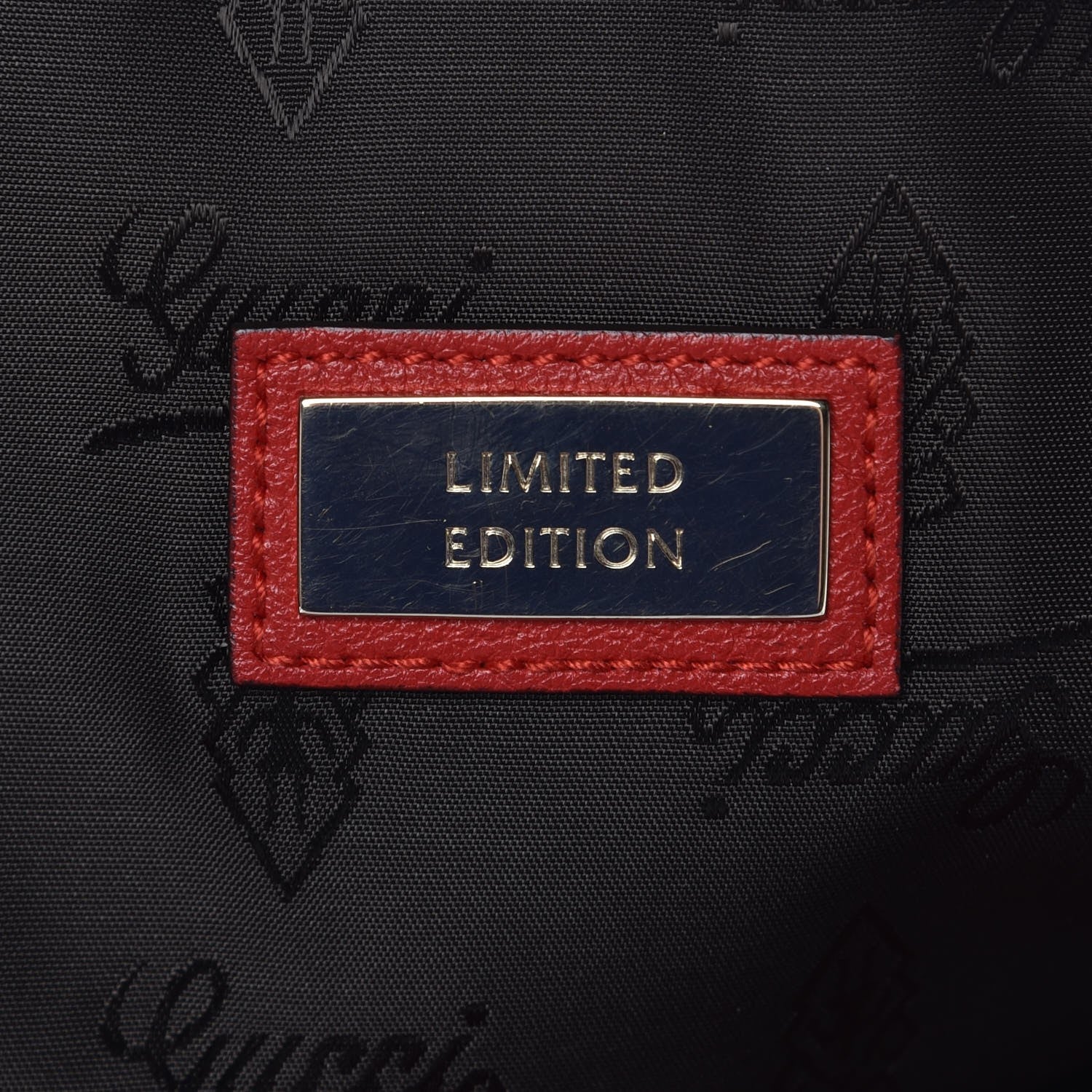 Gucci Guccissima Large Carry On Duffle Red 8 of 15