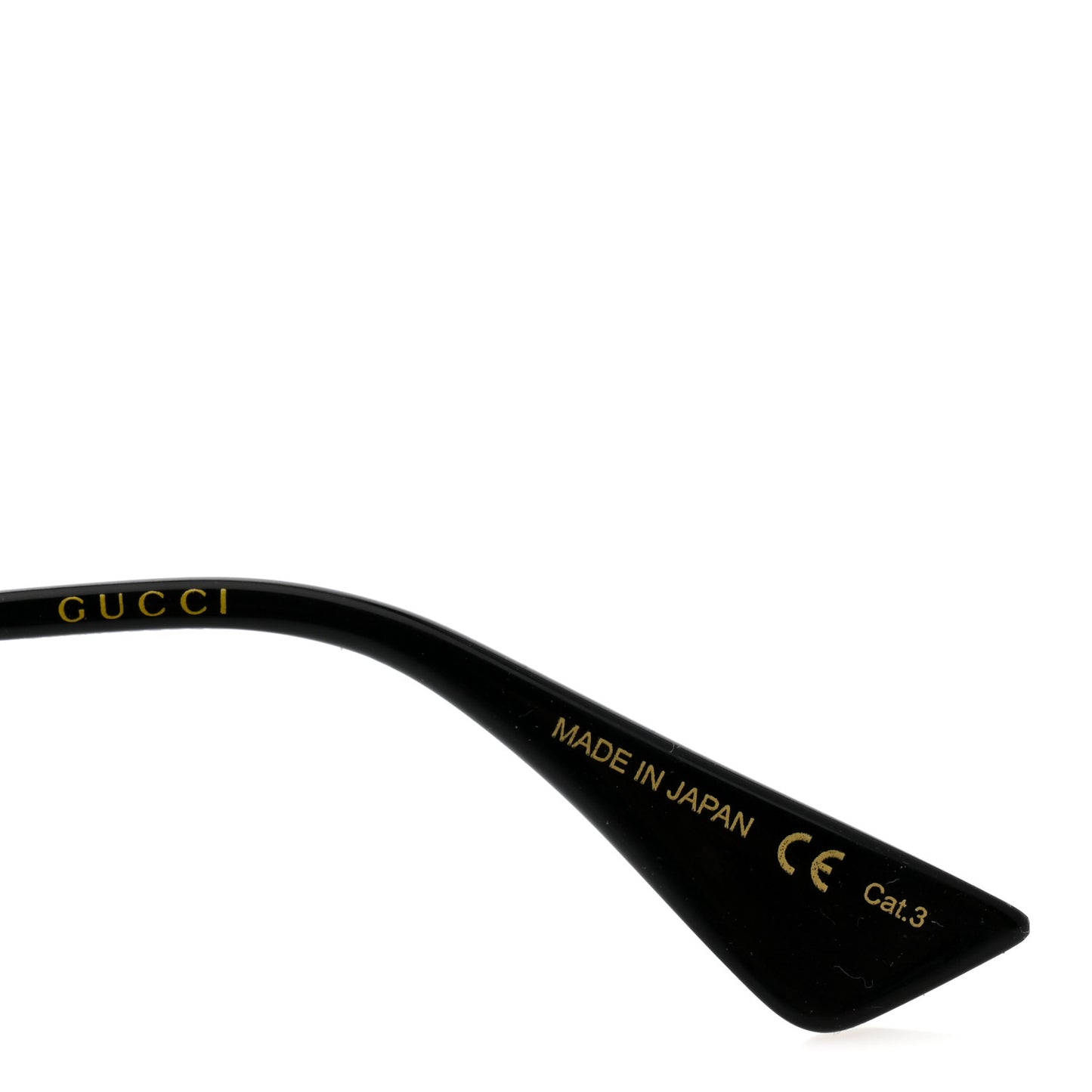 Metal Rectangular Frame Sunglasses GG0414S Gold Multicolor
