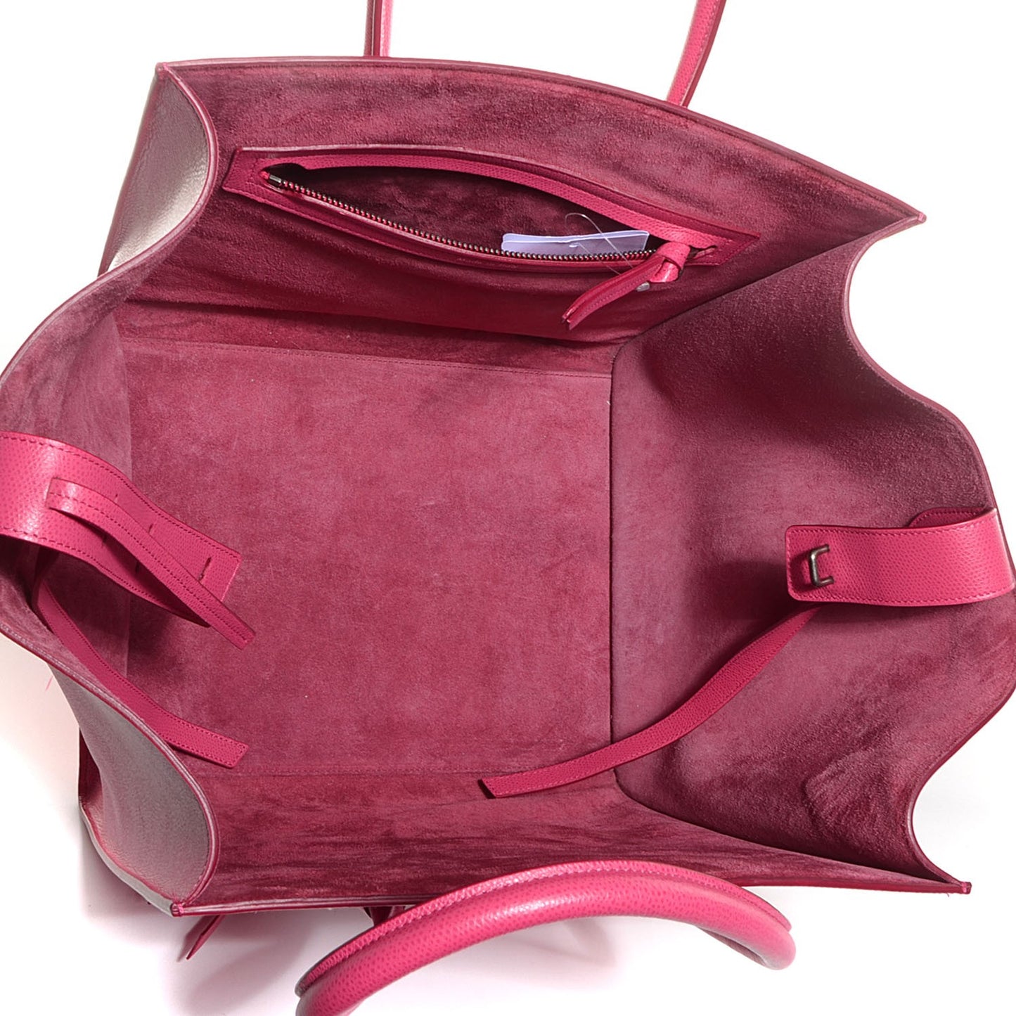 CEINE Grained Calfskin Medium Phantom Luggage Fuchsia