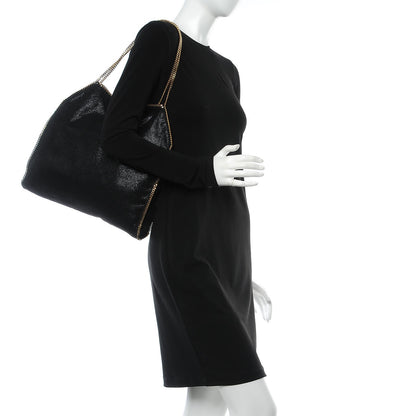 Stella McCartney Shaggy Deer Small Falabella Tote Black 2 of 7