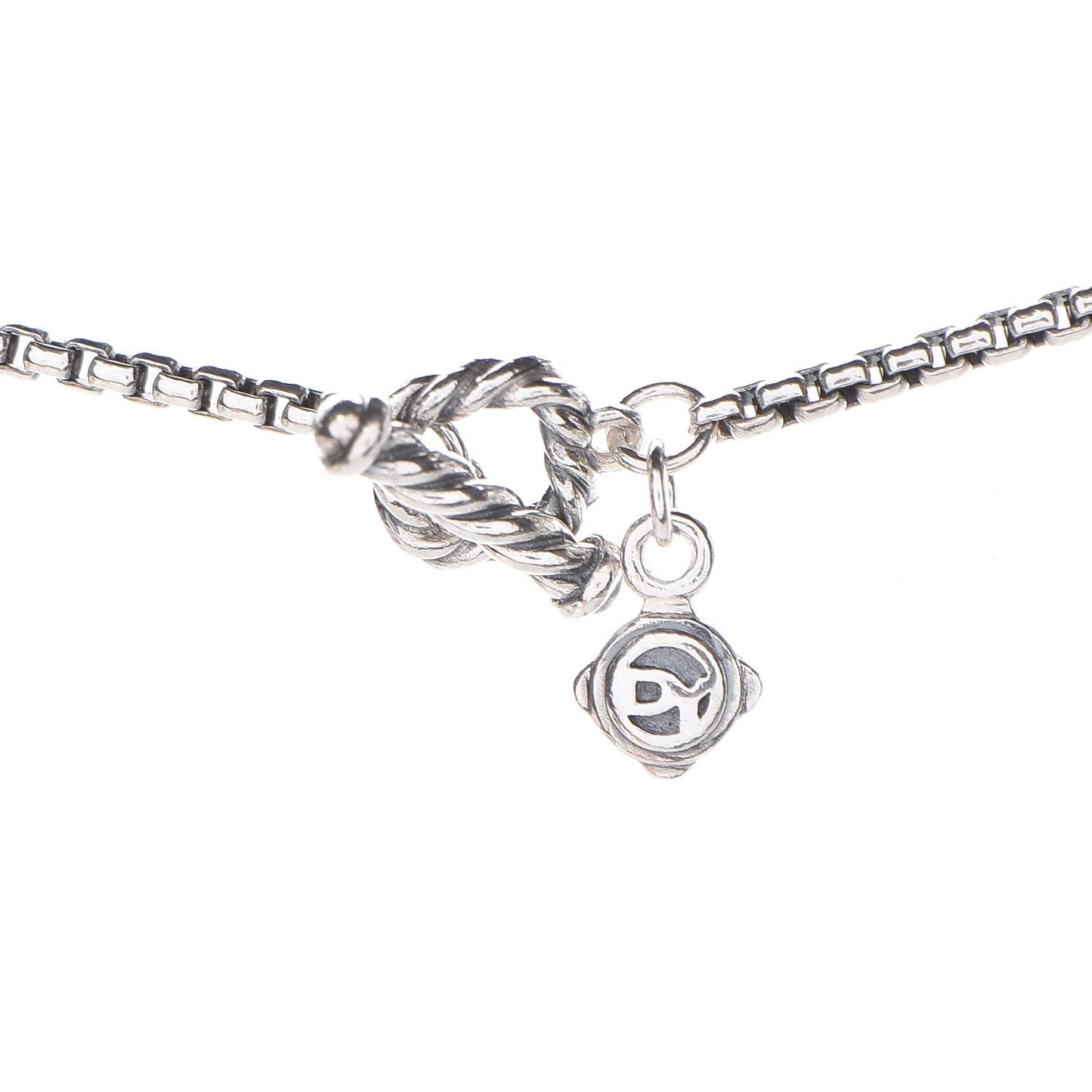 Sterling Silver Pearl Quatrefoil Long Chain Necklace