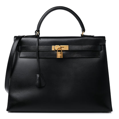 Hermes Box Kelly Sellier 35 Black 1 of 15