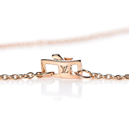 Louis Vuitton 18K Pink Gold Diamond Star Blossom Pendant Necklace 6 of 7