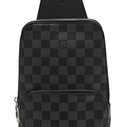 Louis Vuitton Damier Graphite Avenue Sling Bag Onyx Silver 8 of 10