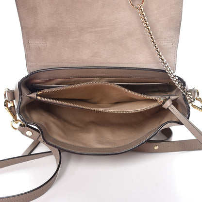 Chloe Calfskin Small Faye Day Shoulder Bag Motty Grey 6 of 16