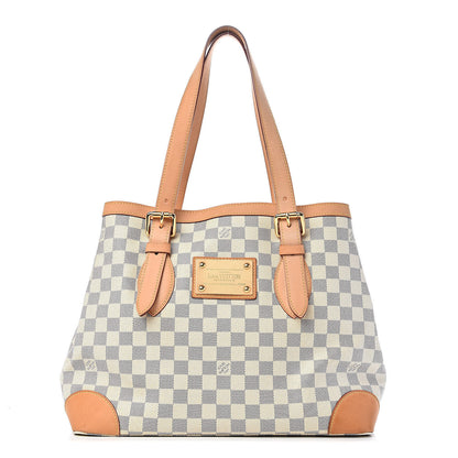 Louis Vuitton Damier Azur Hampstead MM 1 of 8