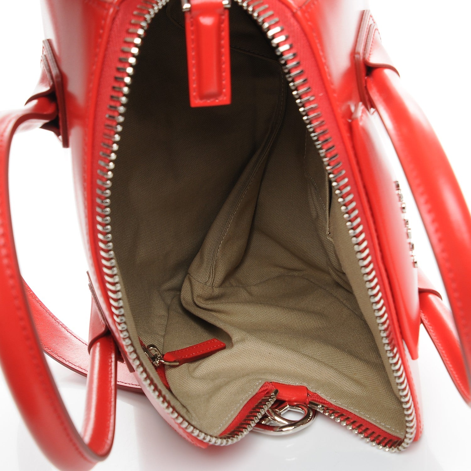 Givenchy Shiny Lord Calfskin Small Antigona Medium Red 6 of 8