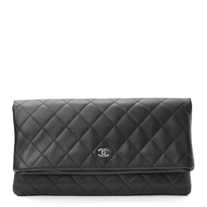 Chanel Lambskin Quilted CC Beauty Clutch Black 1 of 8