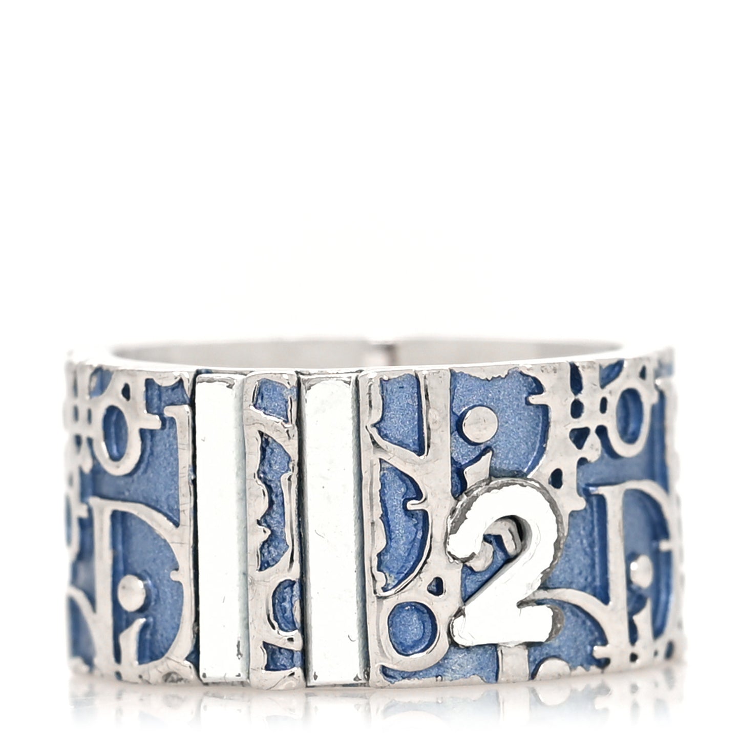Metal Trotter Ring 6 Blue