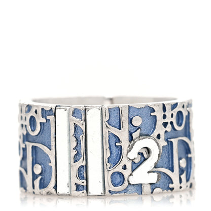 Christian Dior Metal Trotter Ring 6 Blue 1 of 4